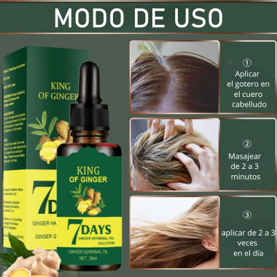 Ginger King: Reactiva Tu Crecimiento Capilar